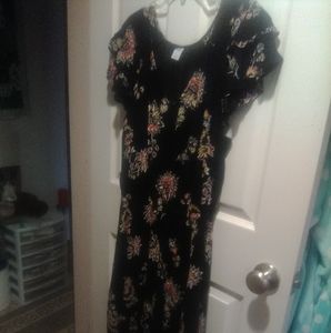 Large floral dress